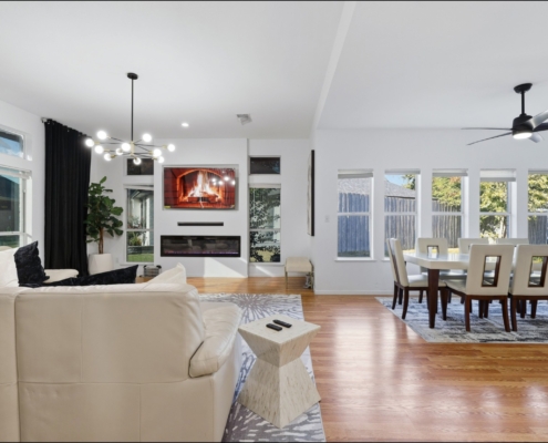 view of living area